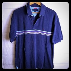Tommy Hilfiger Navy Blue Polo Shirt From